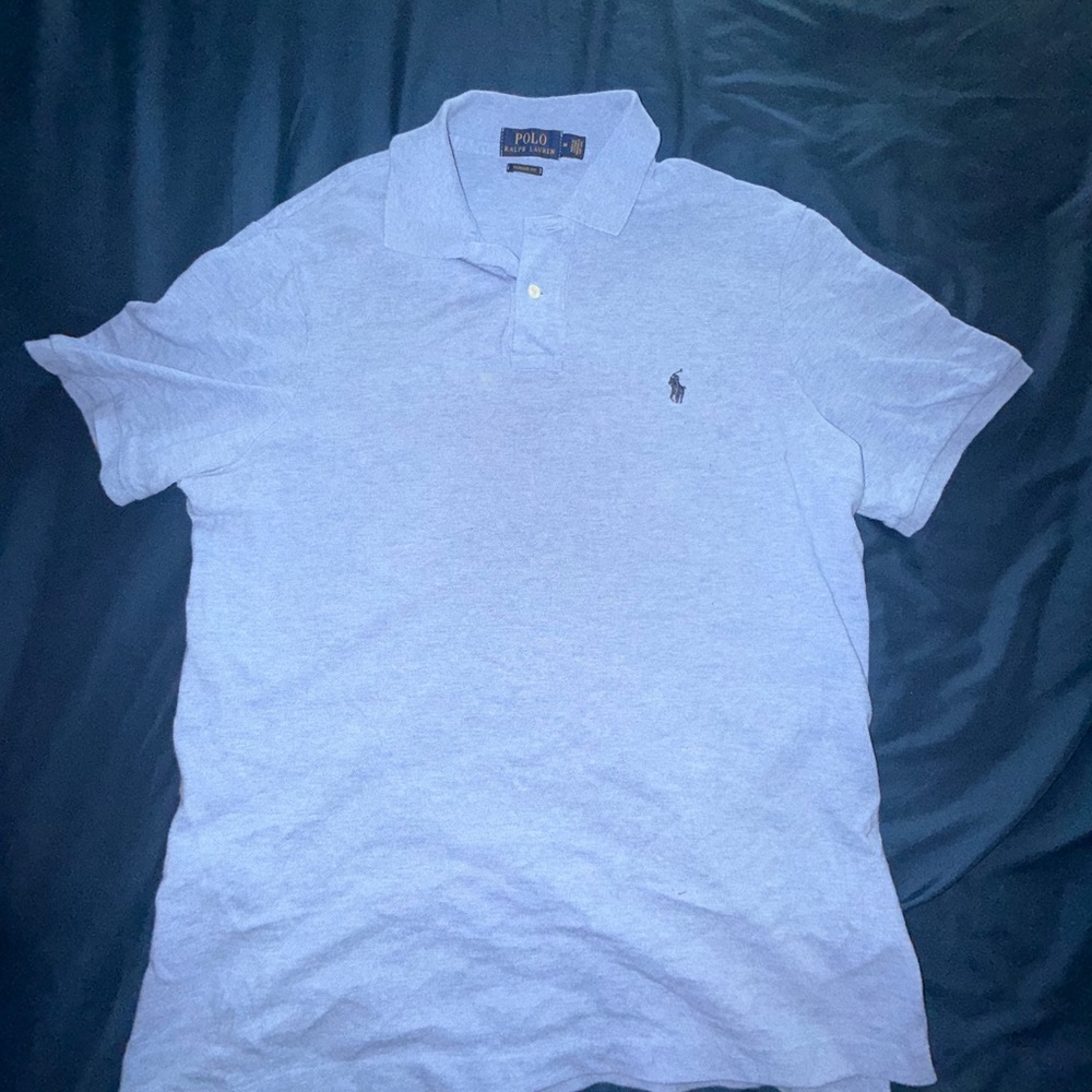 Ralph Lauren Men's Light Blue Polo Shirt